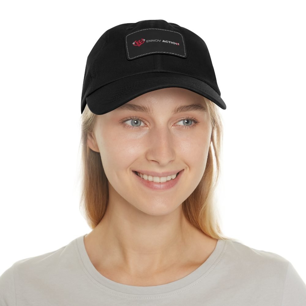 Hat with Leather Patch (Rectangle) - Image 4