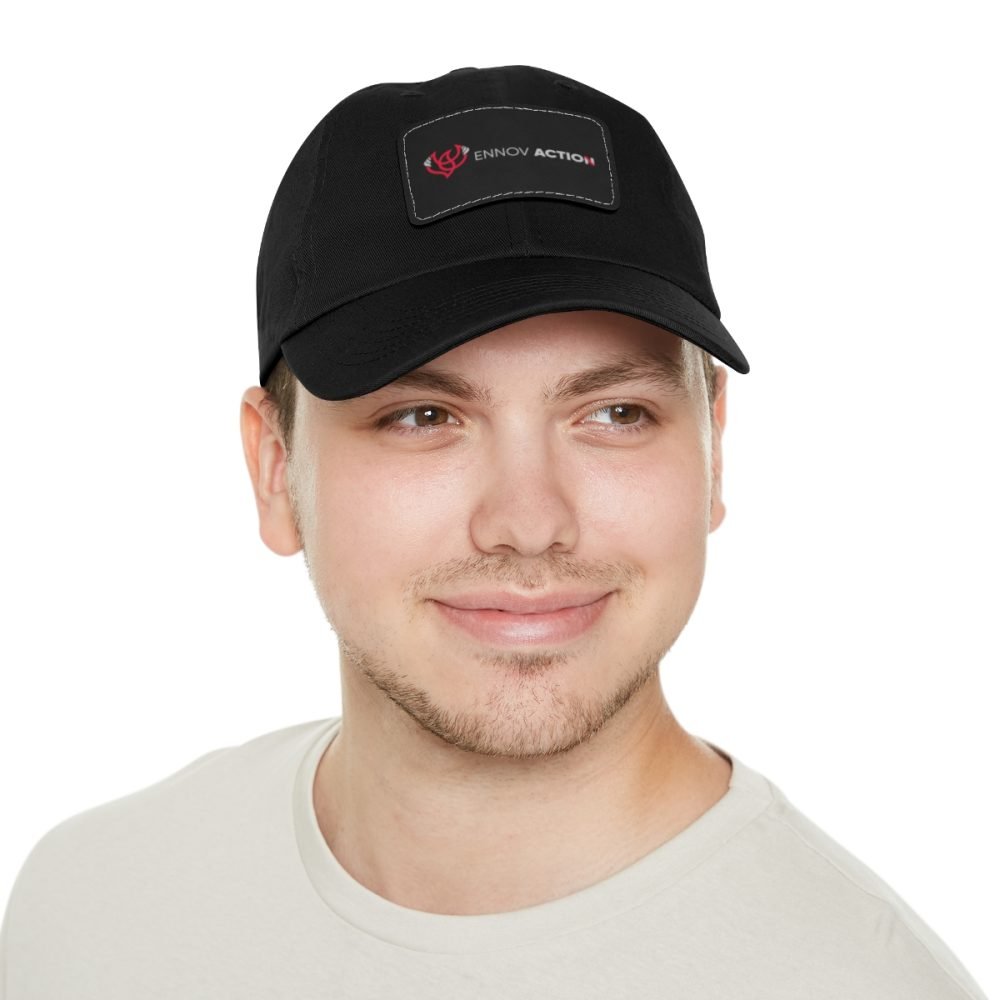 Hat with Leather Patch (Rectangle) - Image 5